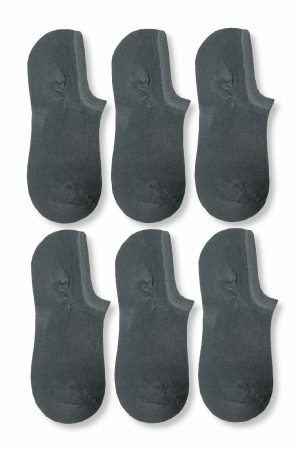 Kadın Füme Bambu Görünmez (sneaker) Spor Ayakkabı Çorabı