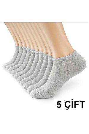 5 Çift Koton Ekonomik Kadın Patik Çorap