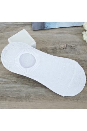 6' Lı Paket Kadın Beyaz Bambu Bambu Görünmez (sneaker) Spor Ayakkabı Çorabı