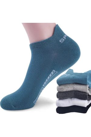5 Çift Erkek Yüksek Kalite Pamuk Patik Spor Çorap