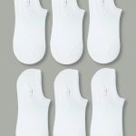 Kadın Beyaz Bambu Görünmez (sneaker) Spor Ayakkabı Çorabı