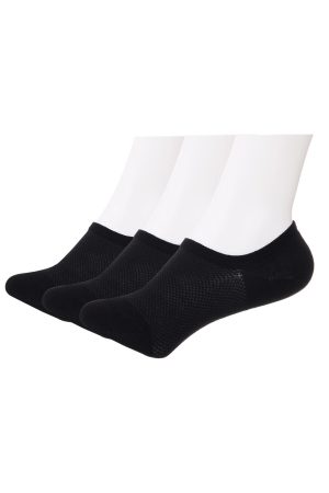 Erkek Siyah Görünmez (Sneaker) Spor Ayakkabı Çorabı